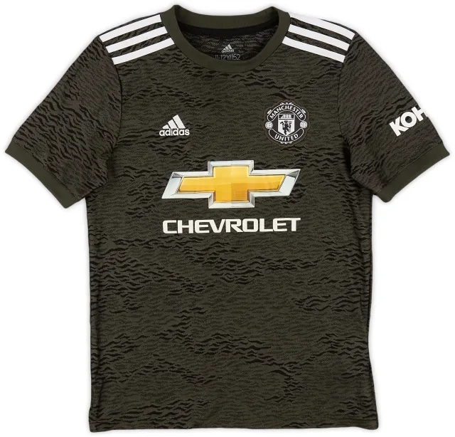 adidas 2020-21 Manchester United Away Shirt - 10/10 - (M.Boys)