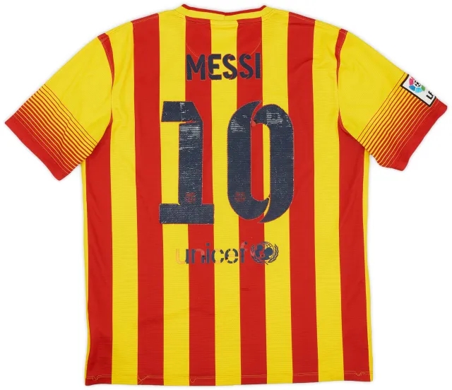 Nike 2013-15 Barcelona Away Shirt Messi #10 - 5/10 - (L)