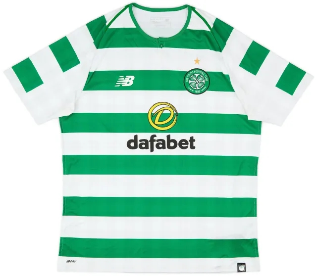 NewBalance 2018-19 Celtic Home Shirt - 8/10 - (L)