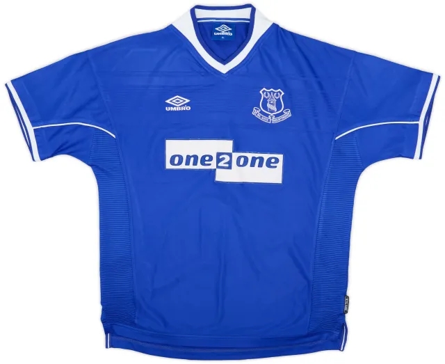 Umbro 1999-00 Everton Home Shirt - 8/10 - (XL)