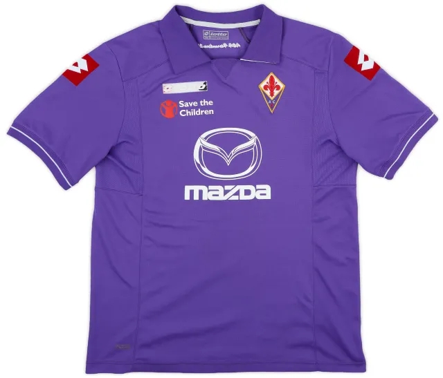 Lotto 2011-12 Fiorentina Home Shirt - 5/10 - (XXL)