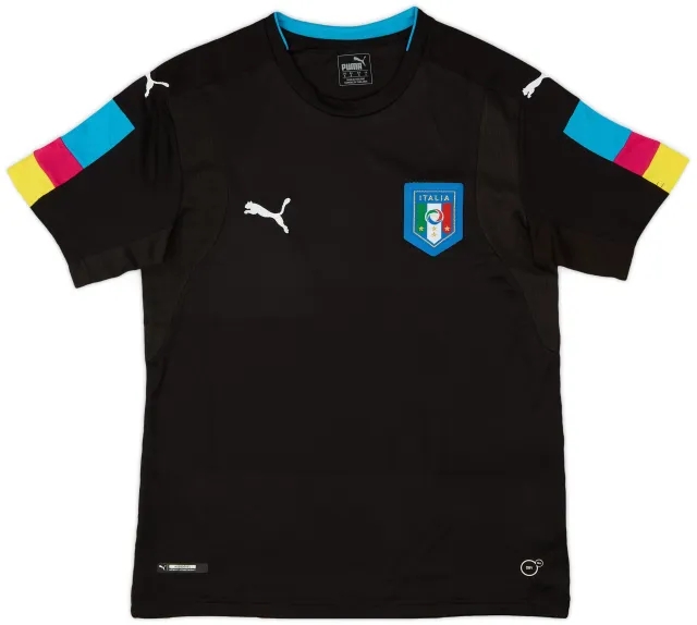 Puma 2016-17 Italy S/S GK Shirt - 9/10 - (S)