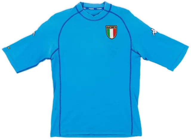 Kappa 2000-01 Italy Home Shirt - 5/10 - (L)