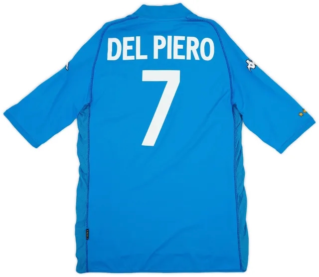 Kappa 2002 Italy Home Shirt Del Piero #7 - 7/10 - (3XL)