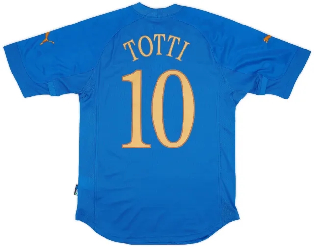 Puma 2004-06 Italy Home Shirt Totti #10 (S)