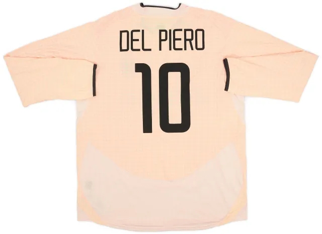 Nike 2003-04 Juventus Away L/S Shirt Del Piero #10 (XL)