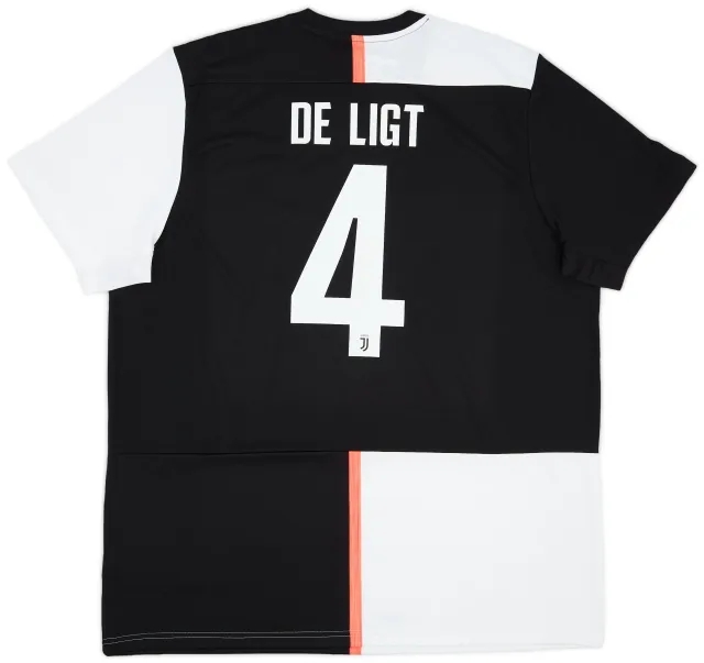 adidas 2019-20 Juventus Home Shirt De Ligt #4 (XXL)