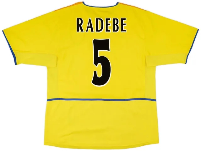 Nike 2002-03 Leeds United Away Shirt Radebe #5 - 9/10 - (L)