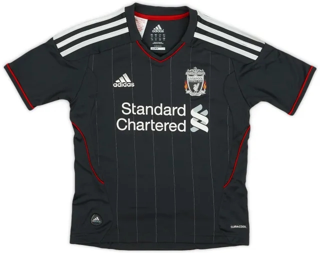 adidas 2011-12 Liverpool Away Shirt - 8/10 - (S.Boys)