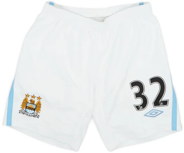 Umbro 2009-10 Manchester City Player Issue Home Shorts #32 - 9/10 - (S)