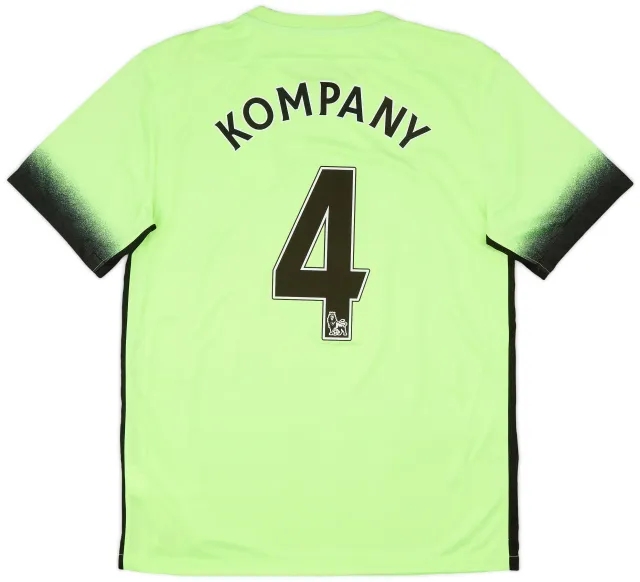 Nike 2015-16 Manchester City Third Shirt Kompany #4 (M)