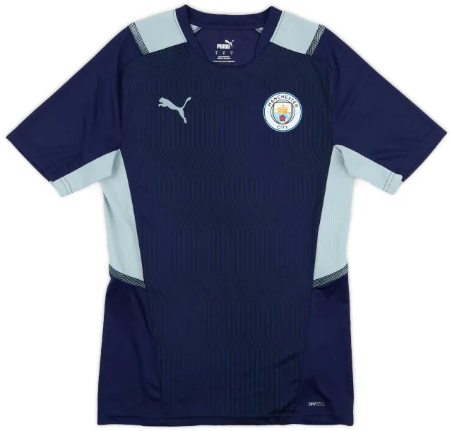 2021-22 Manchester City Puma Training Shirt - 9/10 - (S)