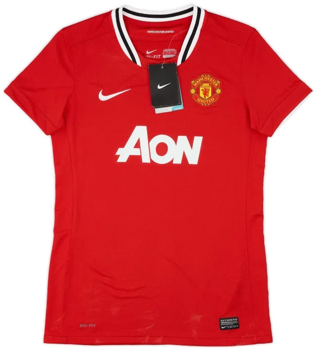 Nike 2011-12 Manchester United Home Shirt (Women's S)