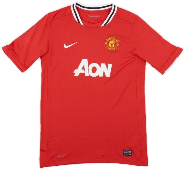 Nike 2011-12 Manchester United Home Shirt - 8/10 - (XL.Boys)