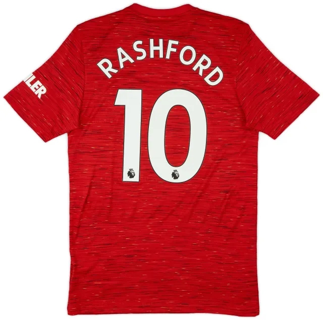 adidas 2020-21 Manchester United Home Shirt Rashford #10 (S)