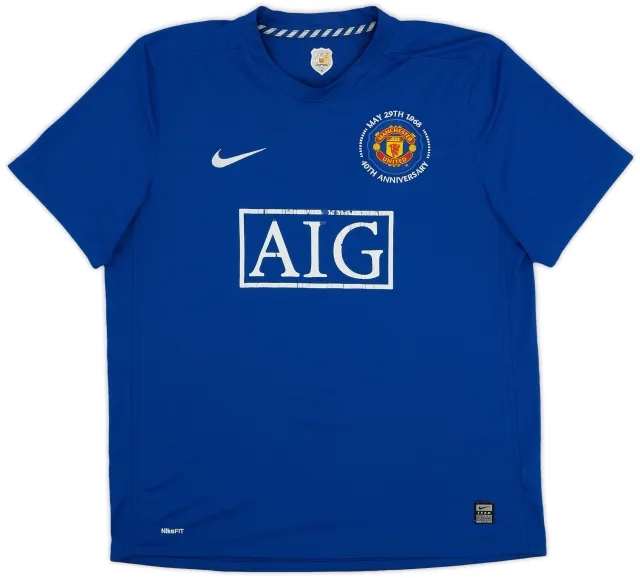 Nike 2008-09 Manchester United Third Shirt - 5/10 - (XL)