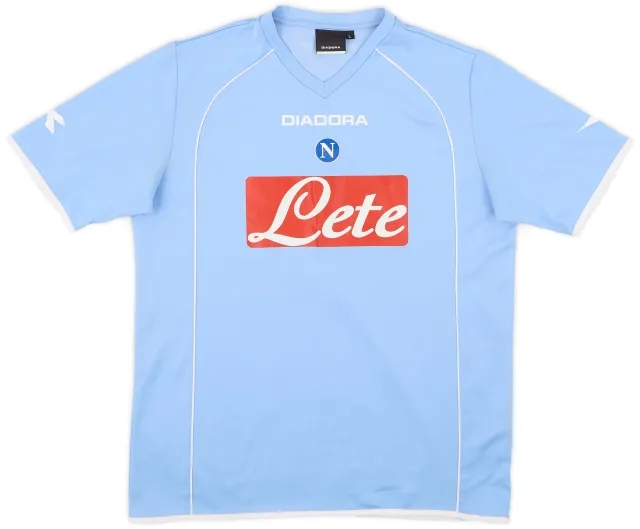 Diadora 2006-07 Napoli Home Shirt - 6/10 - (L)