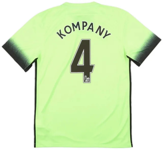 Nike 2015-16 Manchester City Third Shirt Kompany #4 (M)