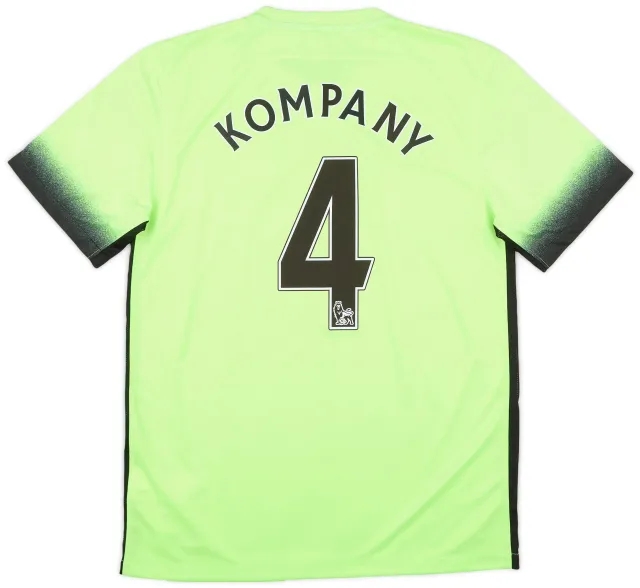 Nike 2015-16 Manchester City Third Shirt Kompany #4 (M)