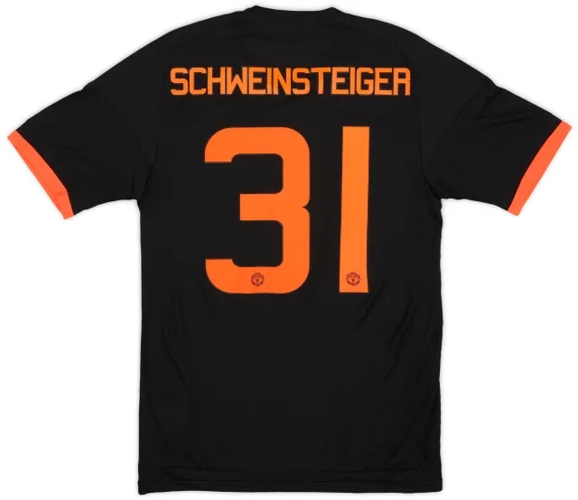 adidas 2015-16 Manchester United Player Issue Third Shirt Schweinsteiger #31 - 9/10 - (S)