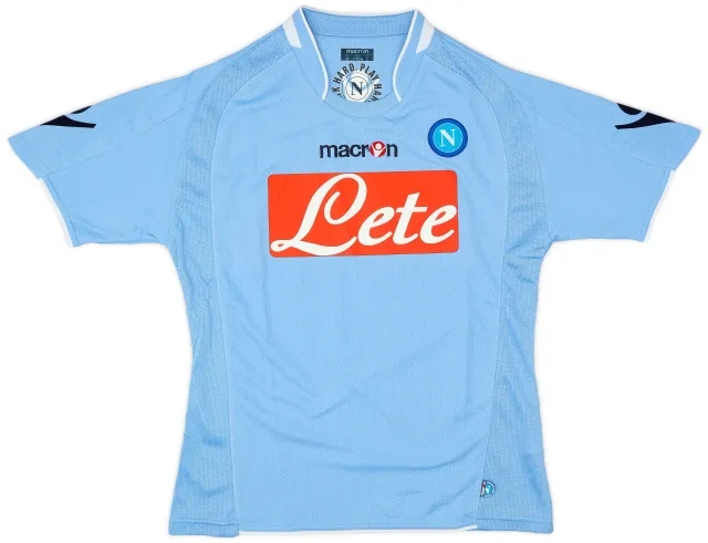 Macron 2009-10 Napoli Home Shirt - 9/10 - (S.Boys)
