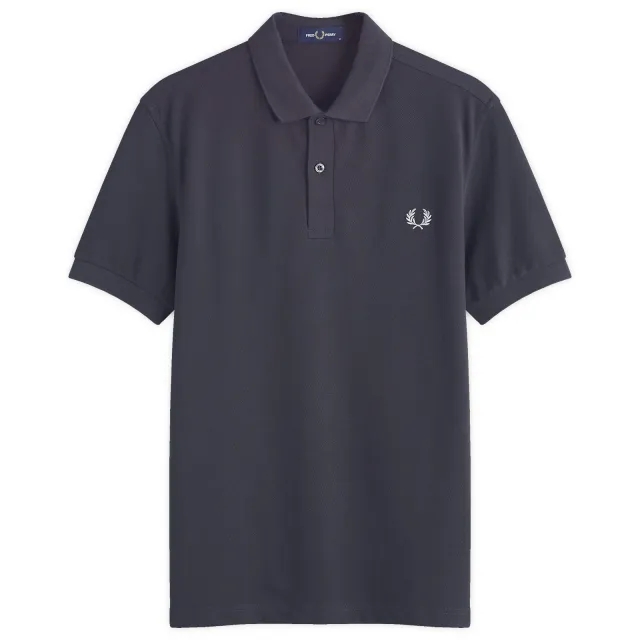 Fred Perry Men's Plain Polo Anchor Grey/Limestone