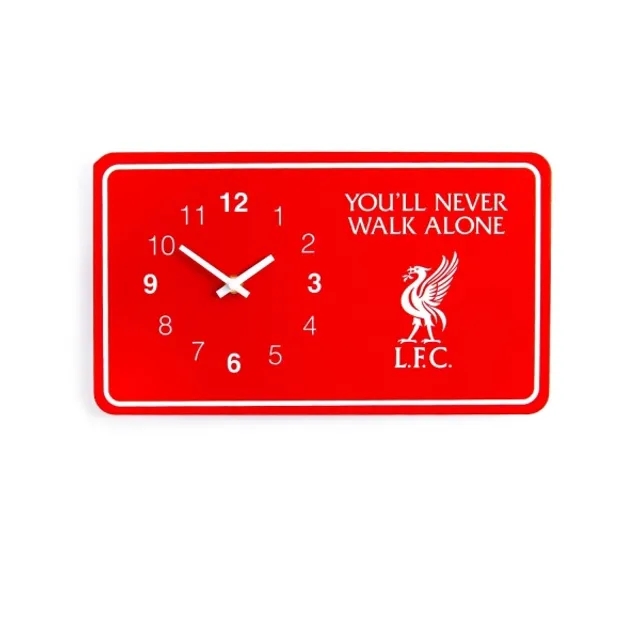 Liverpool FC LFC Rectangle Wall Clock