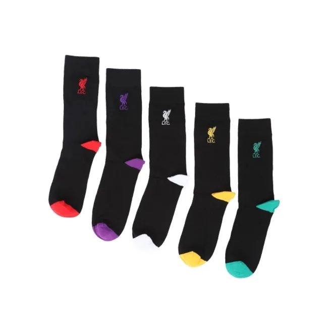 Liverpool FC LFC Mens 5Pk Socks