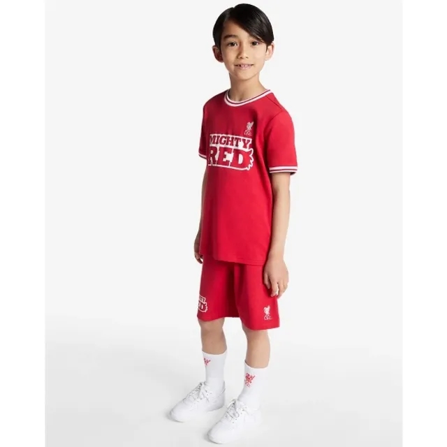 Liverpool FC LFC Infants Mighty Red Tee Shorts Set Red