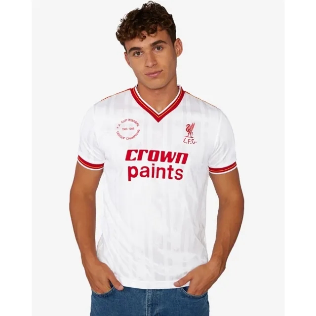 Liverpool FC LFC Retro Mens 1986 Away Shirt