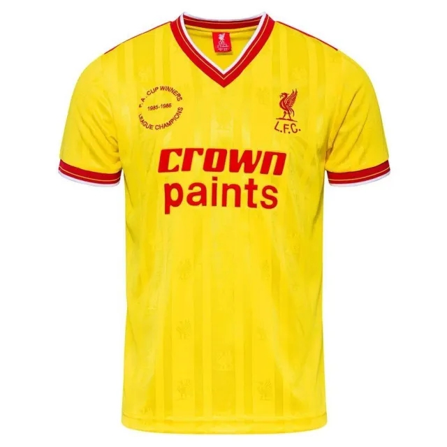 Liverpool FC Liverpool Third Shirt 1986 - ['Yellow']