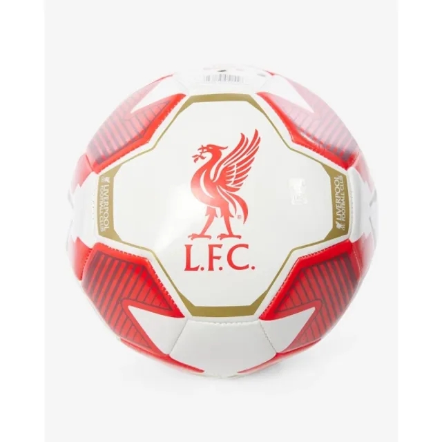 Liverpool FC LFC Red & White Size 5 Ball
