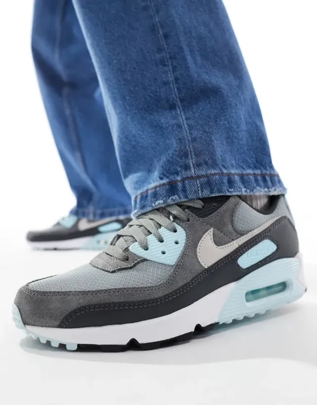 Nike Air Max 90 Men Shoes - Grey