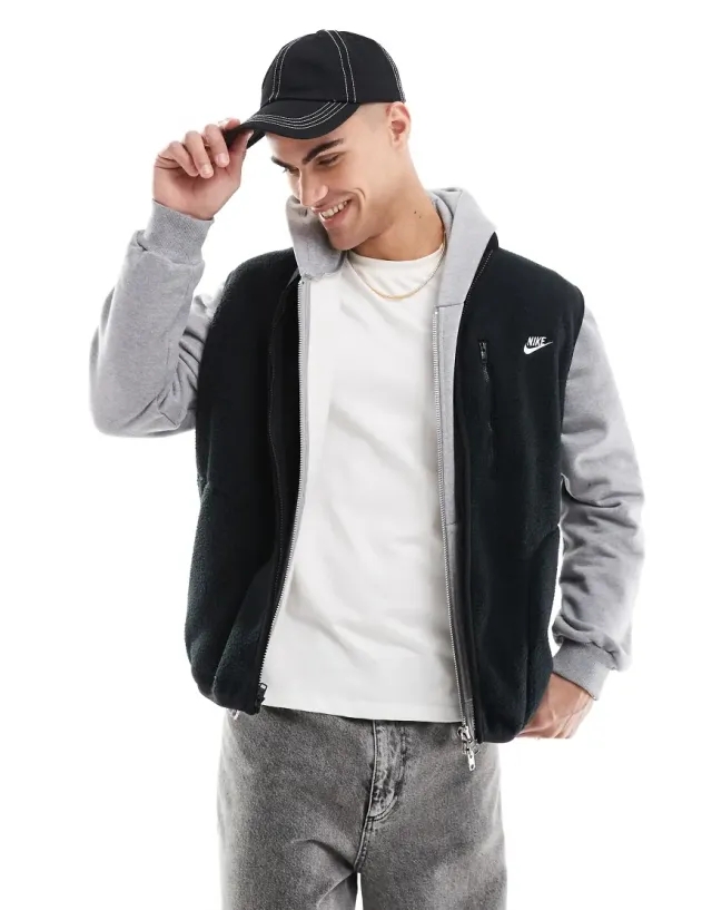 Nike Club Sherpa - Black