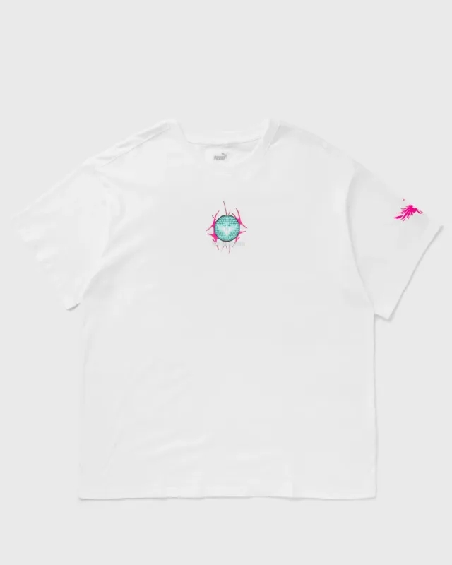 Puma Mens Melo Miami Basketball T-shirt - White