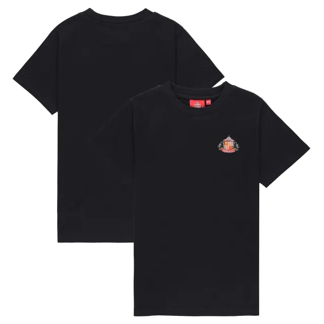Fanatics Sunderland Core Crest T-Shirt - Black - Kids