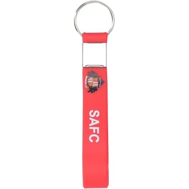 Sunderland Silicone Strap Keyring