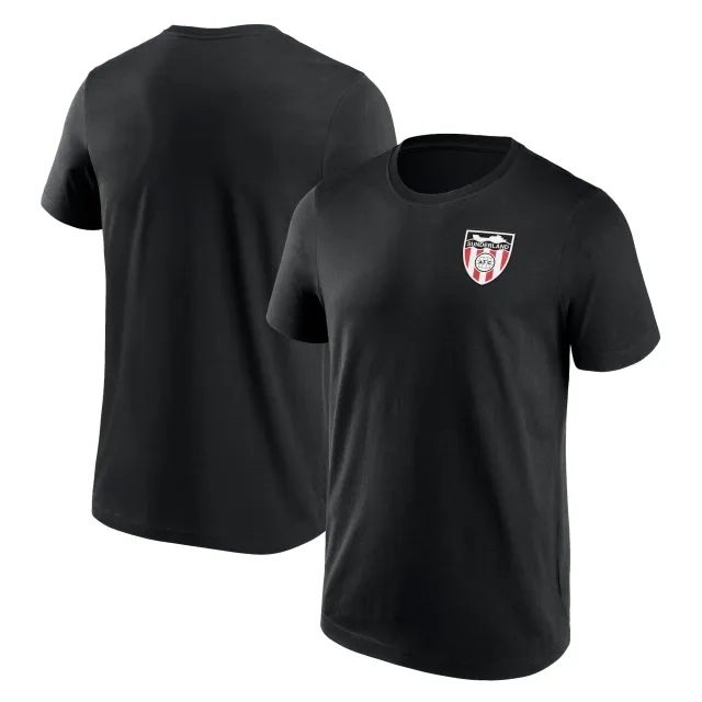 No Brand Sunderland Retro Ship Crest Graphic T-Shirt - Black - Mens
