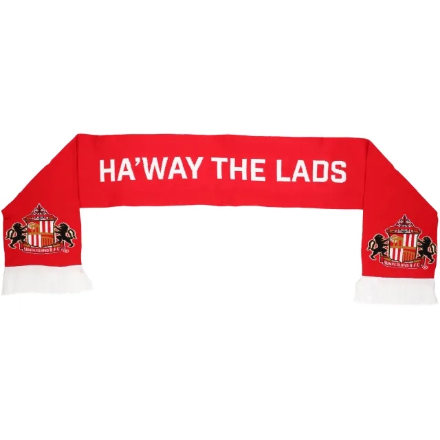 Fanatics Sunderland Ha'Way The Lads Scarf - Red - Unisex