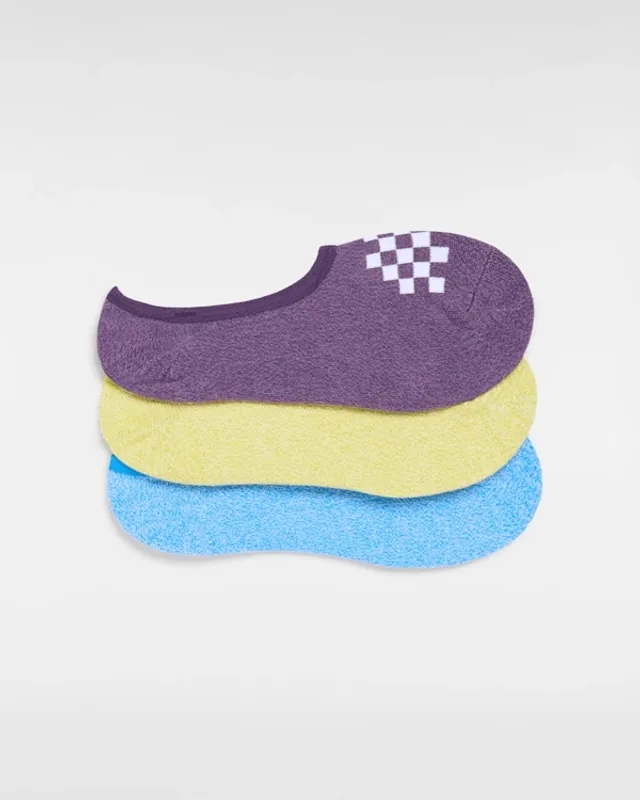 Vans - Classic Heathered Canoodle Socks (3 Pairs), Woman, Purple