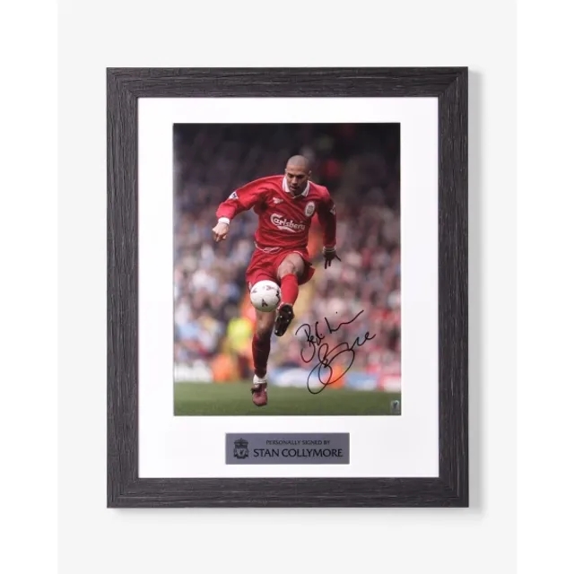 Liverpool FC LFC Signed Collymore 12x16 Signed Image