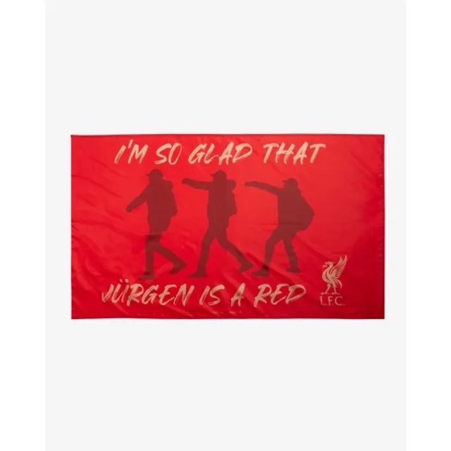 Liverpool FC LFC I'm So Glad Klopp Flag