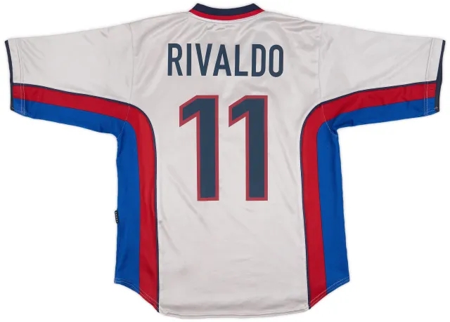 Nike 1998-01 Barcelona Away Shirt Rivaldo #11 - 6/10 - (M)