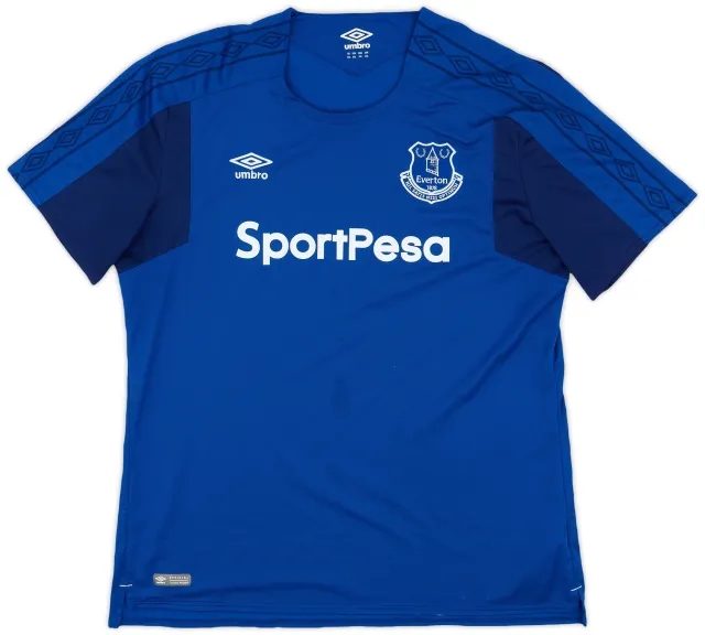 Umbro 2017-18 Everton Home Shirt - 7/10 - (XXL)