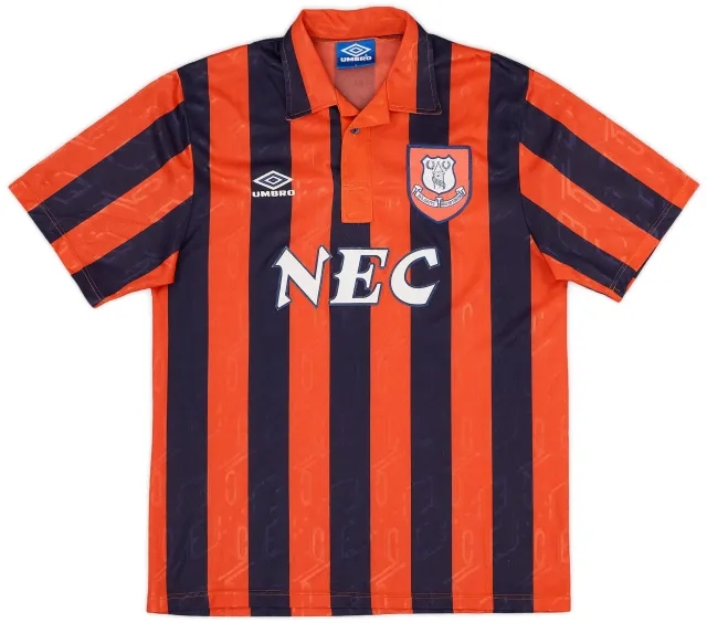 Umbro 1992-94 Everton Away Shirt - 8/10 - (L)