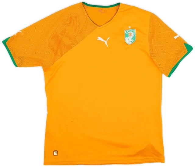 Puma 2010-11 Ivory Coast Home Shirt - 7/10 - (M)