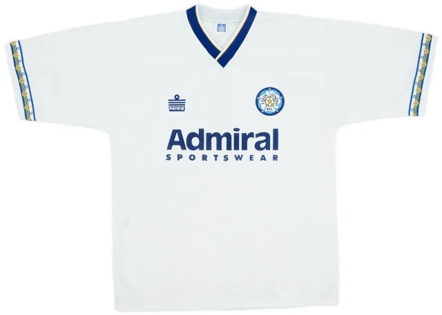 Admiral 1992-93 Leeds United Home Shirt - 9/10 - (XL)