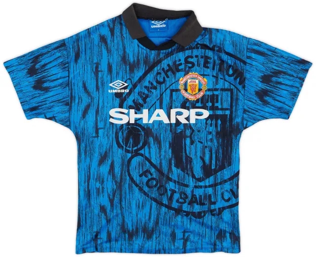 Umbro 1992-93 Manchester United Away Shirt - 8/10 - (S)