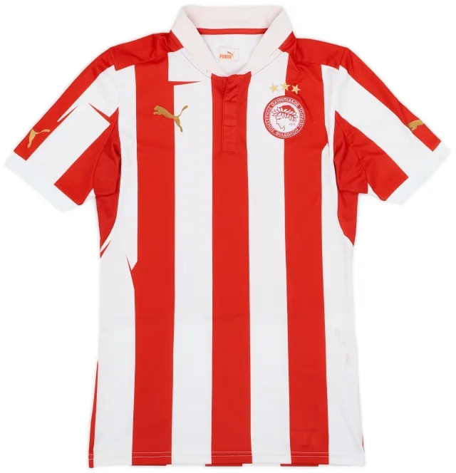 Puma 2012-13 Olympiakos Basic Home Shirt - 6/10 - (S)