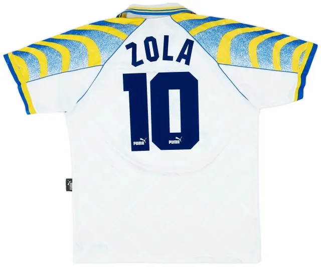 Puma 1995-97 Parma Home Shirt Zola #10 - 6/10 - (XL)